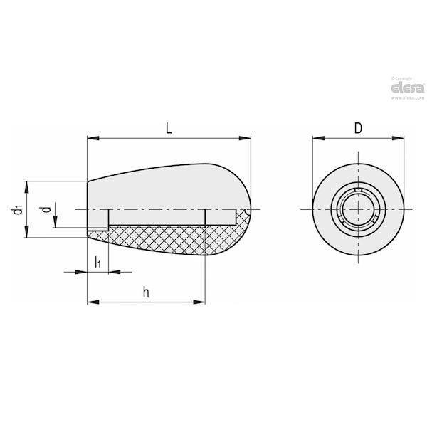 Tapered Handles, I.622/40-M8-C3